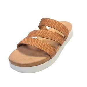 Cliffs by White Mountain Optimum Women's Slide Sandal Tan 11 M